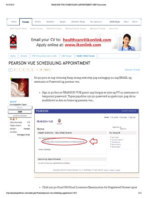 pearson vue scheduling appointment.